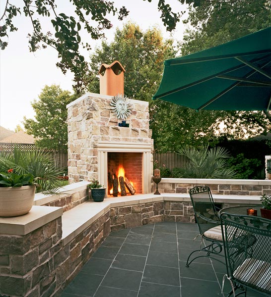 Moisan Remodeling | Dallas Backyard  Fire Pit Rennovation